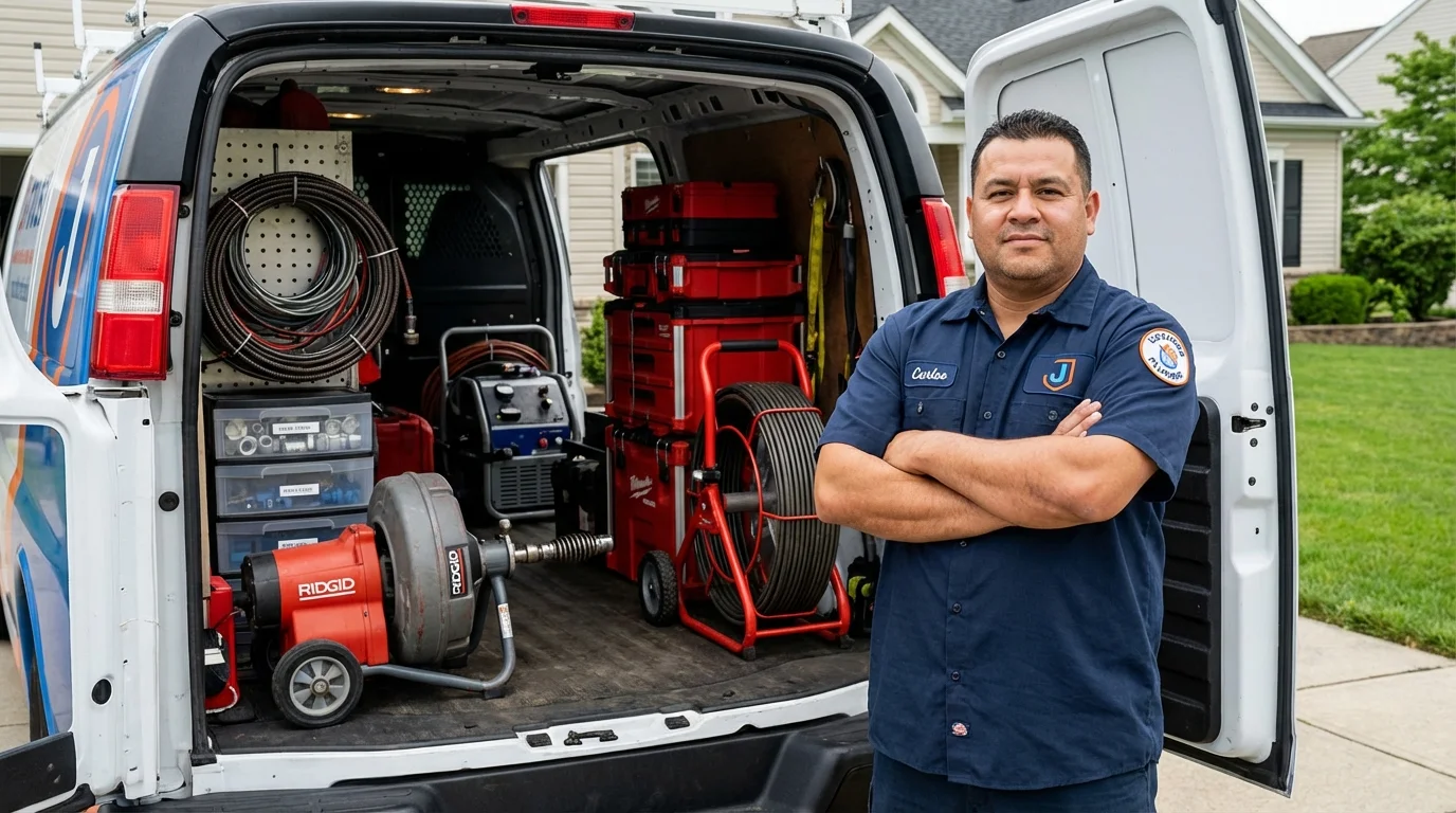 Professional drain cleaning equipment and Johns Plumbing LLC plumber in Steamboat Springs