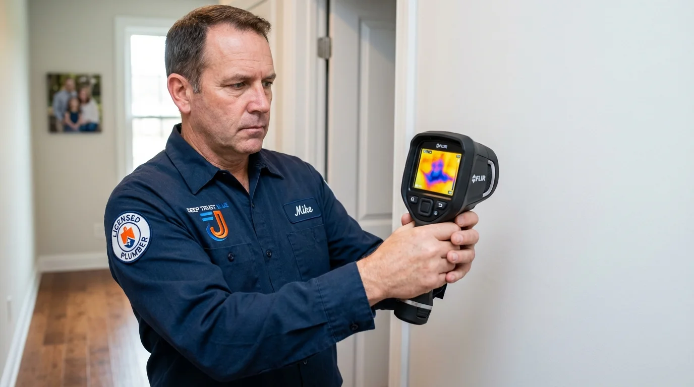 Thermal imaging leak detection by Johns Plumbing LLC in Steamboat Springs